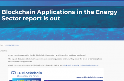 Blockchain Applications in the Energy Sector report