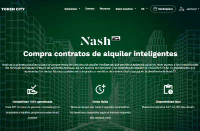 Nash21 lanza su market de activos digitales en el marketplace de Token City