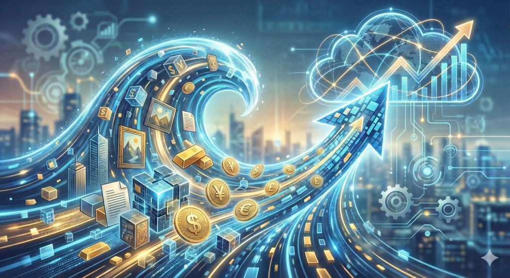 Tokenization megatrend concept art